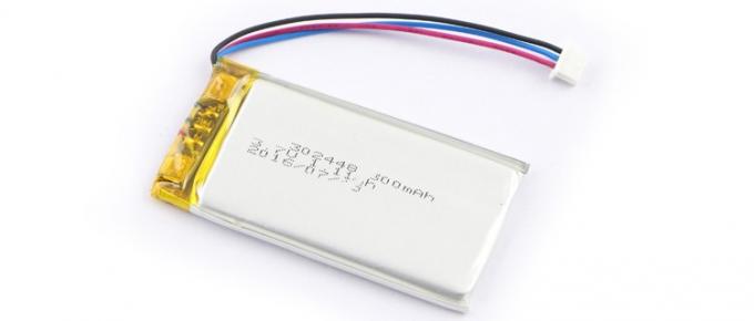 302448 3,7 van het het Lithiumpolymeer van V 300mah van de Batterijbluetooth Navulbare de Hoofdtelefoonbatterij 0