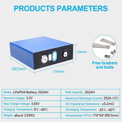 MSDS 3000times 3,2 de Batterij Prismatisch Lithium Ion Batteries van V 280ah Lifepo4