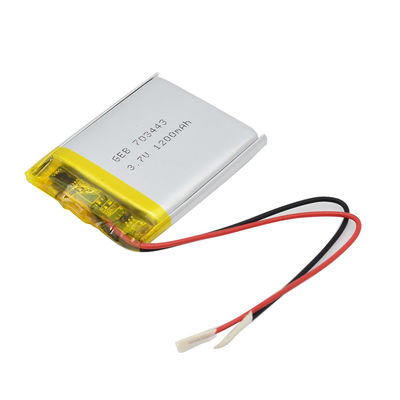 het Lithium Ion Polymer Battery van 0.2C 3.7v 1200mah