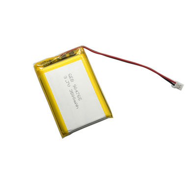 navulbare 904765 Li-polymeer 3.7v 3500mAh lipobatterij met schakelaar