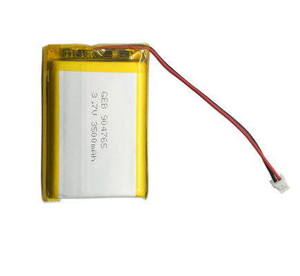 navulbare 904765 Li-polymeer 3.7v 3500mAh lipobatterij met schakelaar