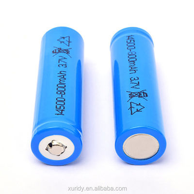 Het navulbare 14500 Leven van de de Batterij800times Cyclus van Lifepo4 3,2 V 600mah
