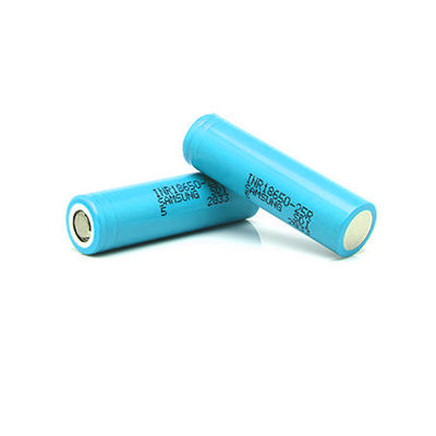 18650 Lithiumbatterij Met platte kop 3,7 van MSDS de Navulbare Batterij van V 2500mah
