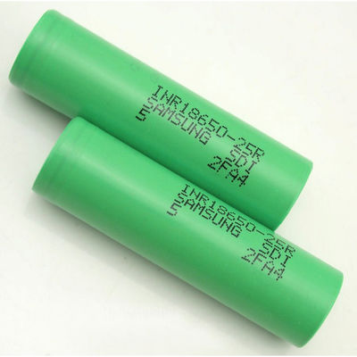 20A 3,6 Batterij 18650 Beschermde Lithium Navulbare Batterij INR18650-25R van V 2500mah