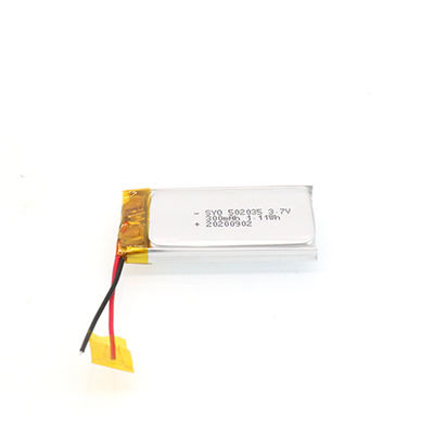 302448 3,7 van het het Lithiumpolymeer van V 300mah van de Batterijbluetooth Navulbare de Hoofdtelefoonbatterij
