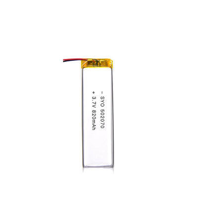 Diepe Cyclus 602749 820mAh 3,7 Voltlithium Ion Polymer Battery