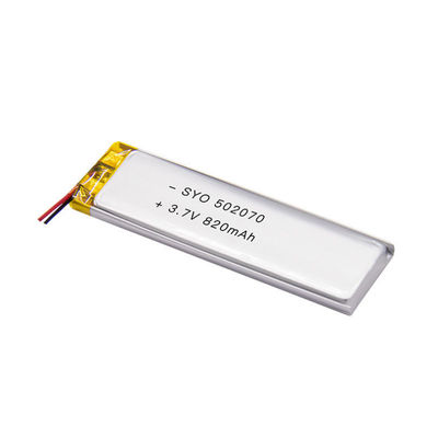 Diepe Cyclus 602749 820mAh 3,7 Voltlithium Ion Polymer Battery