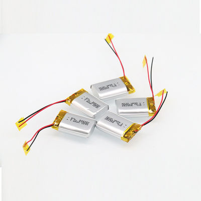 UN38.3 902030 Lithium Ion Polymer Battery 3.7v 500mah rond 500 Keer