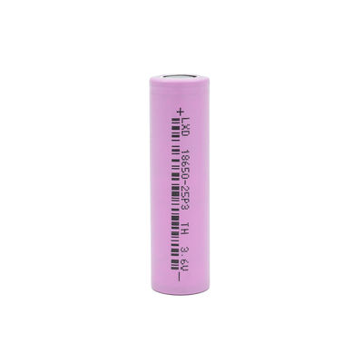 3C maximum 3.6v 2500mah 18650 Lithium Ion Battery Lithium Cylindrical Cells
