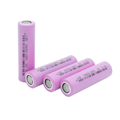 3C maximum 3.6v 2500mah 18650 Lithium Ion Battery Lithium Cylindrical Cells